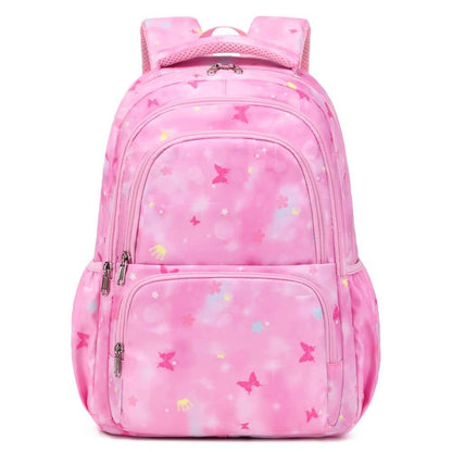 Purple & Pink School Bag for Girls & Kids Backpack | Butterfly