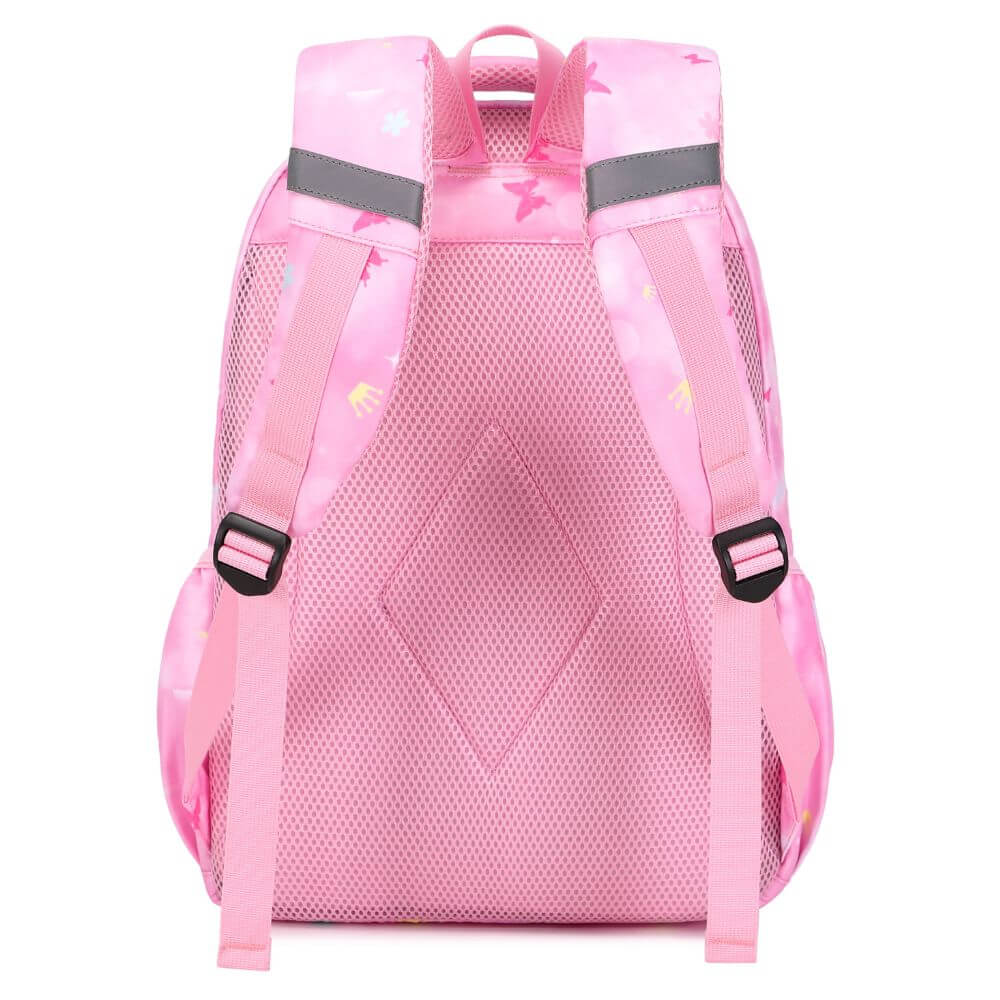 Purple & Pink School Bag for Girls & Kids Backpack | Butterfly