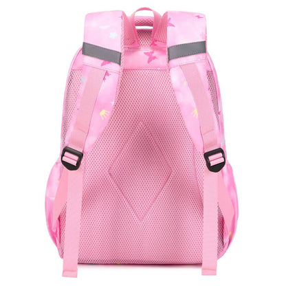 Purple & Pink School Bag for Girls & Kids Backpack | Butterfly