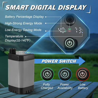 Portable Shower Kit Camping Shower Kit with Bucket