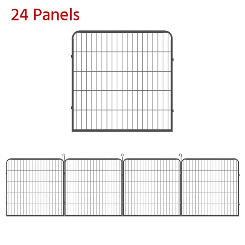 24 Panels Heavy Duty Dog Pen