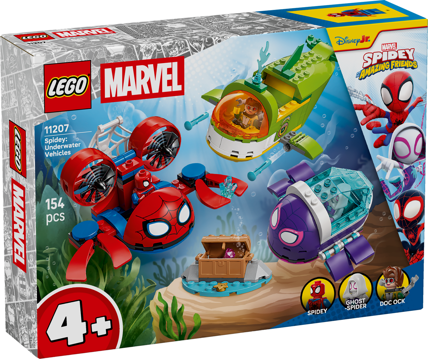 LEGO Marvel: Spidey And His Amazing Friends Spidey: Underwater Vehicles (11207)
