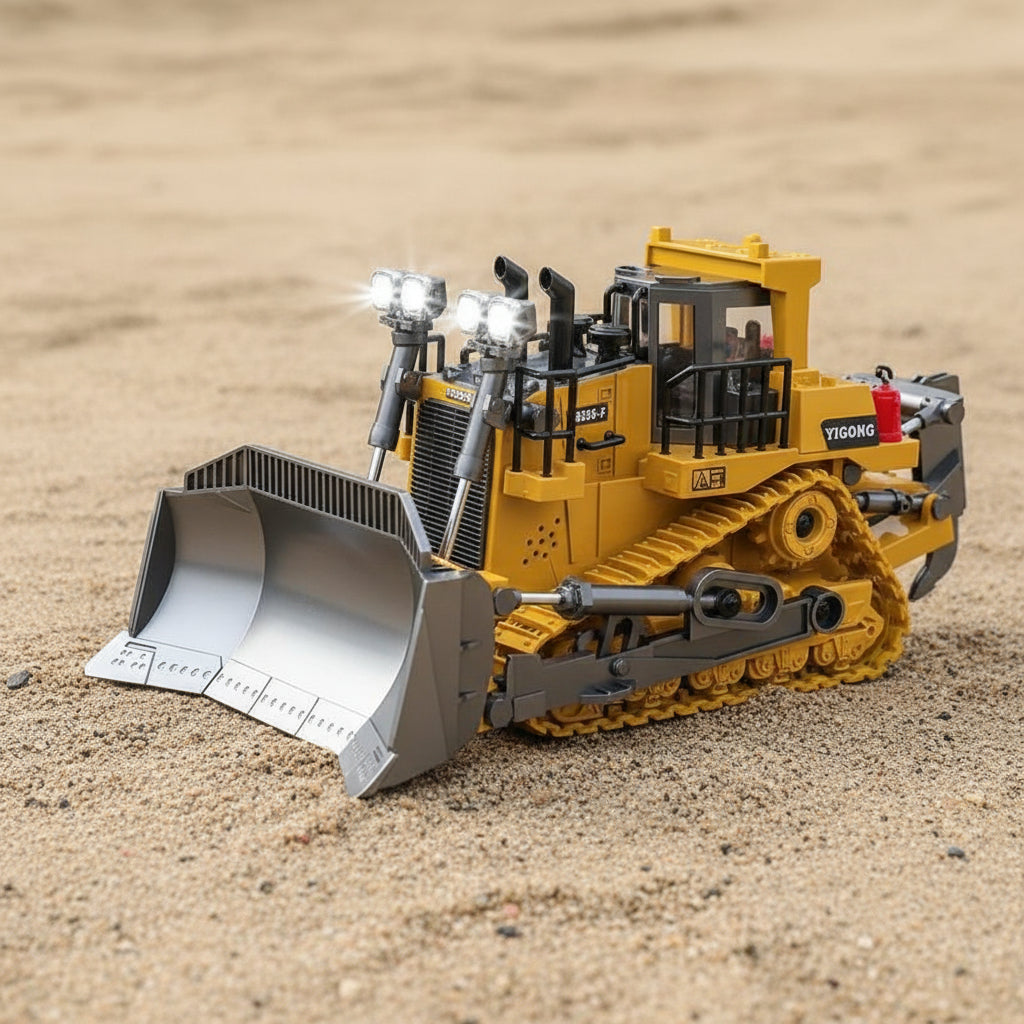 Remote Control Engineering Vehicles Series - 1:24 Bulldozer  9 Channels 2.4G