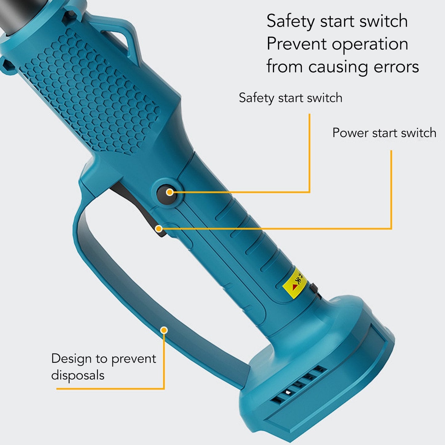 Mini Chain saw Cordless Power Chain Saws 8" with Extension Pole & Battery System