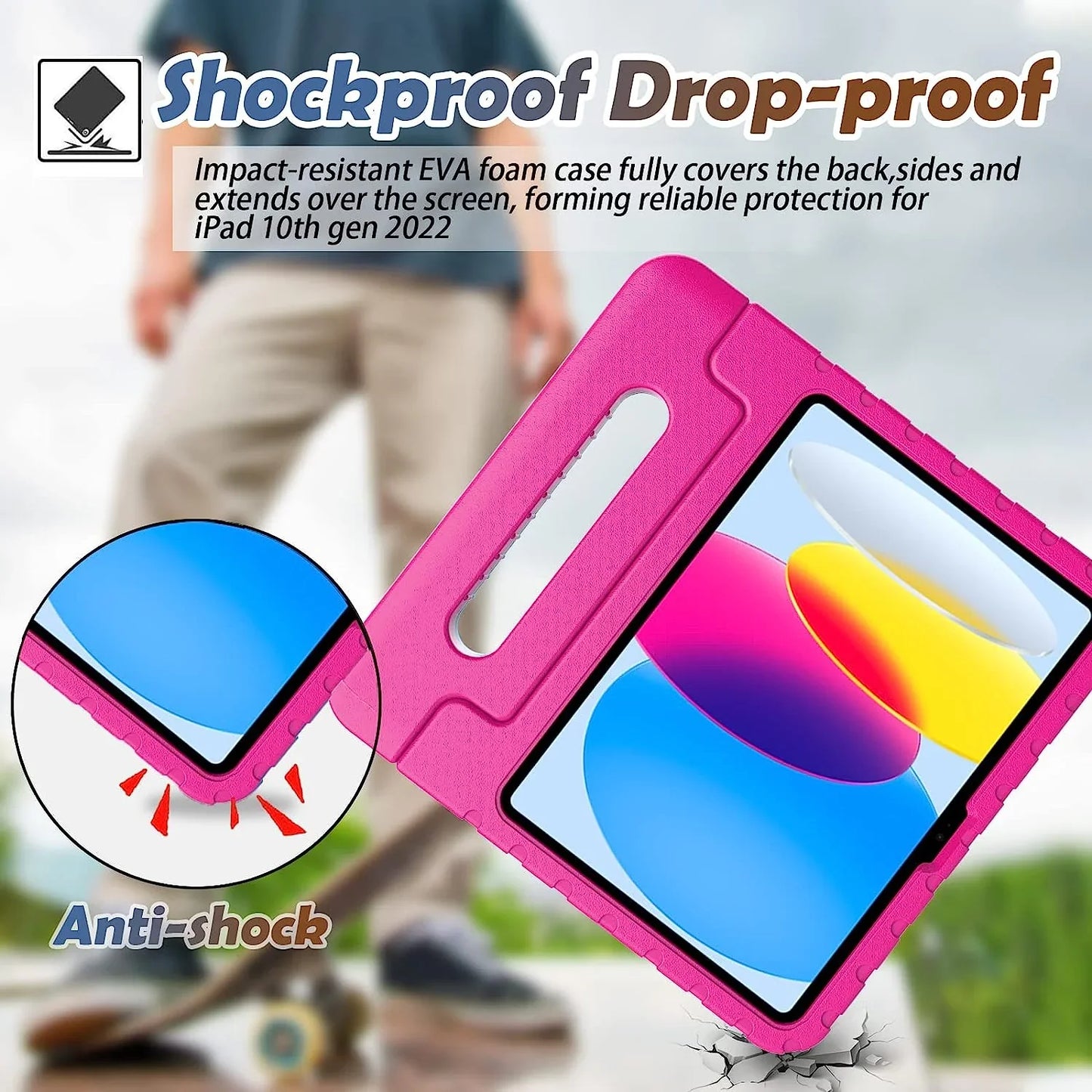 iPad 10.9" Case (10th Gen 2022), iPad 11 (A16 2025) EVA School