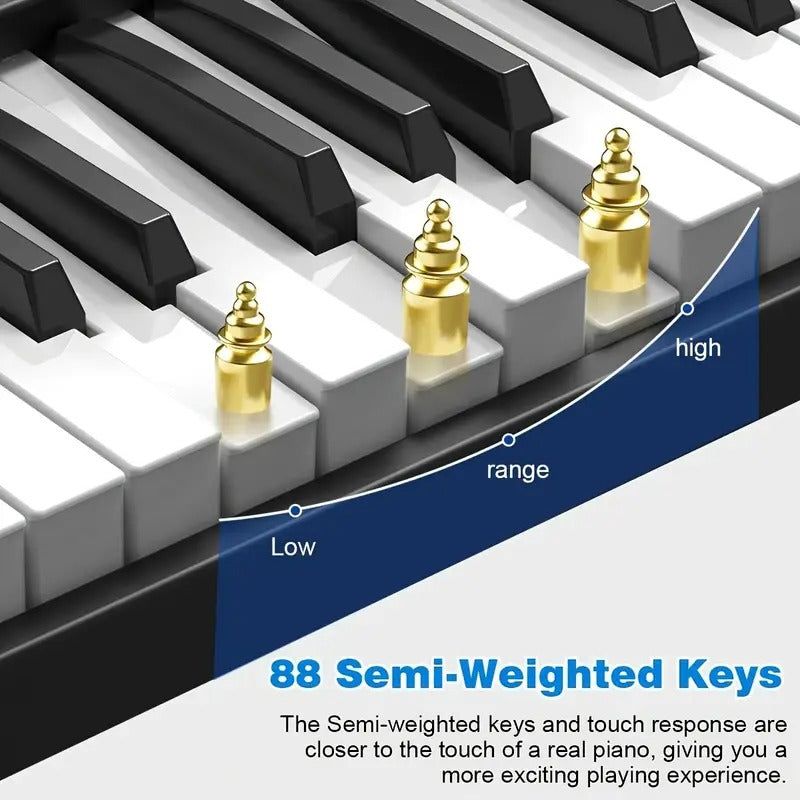 88key keyboard Digital Stage Piano, Digital Piano with cover