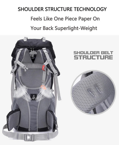 60L Camping Backpack – Ideal for Hiking, Climbing and Mountaineering ZYQS7146