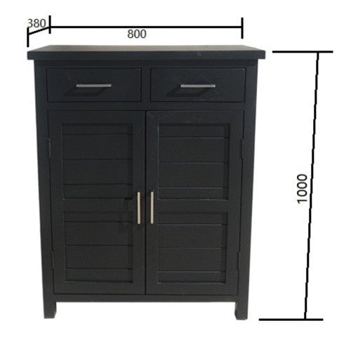 Online8 Shoe Cabinet Black Cabinets & Storage
