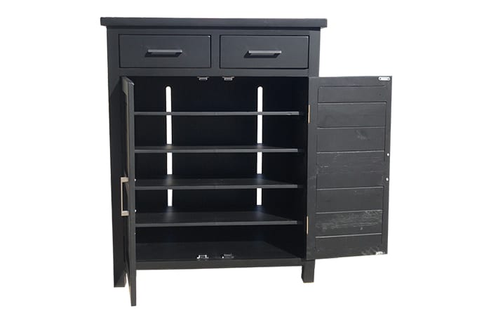 Online8 Shoe Cabinet Black Cabinets & Storage
