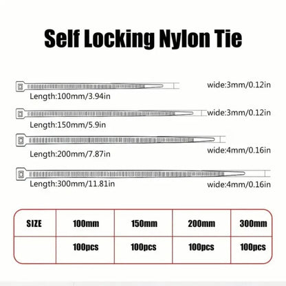 Cable Ties (available in 4 sizes)