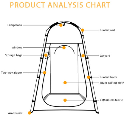 Portable Camping Shower Tent /Toilet Tent