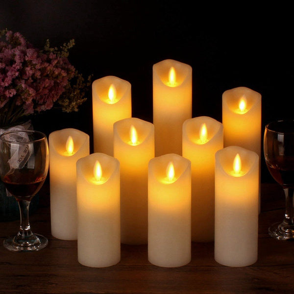 Flickering Candle Flameless Candle Battery Operated Safe