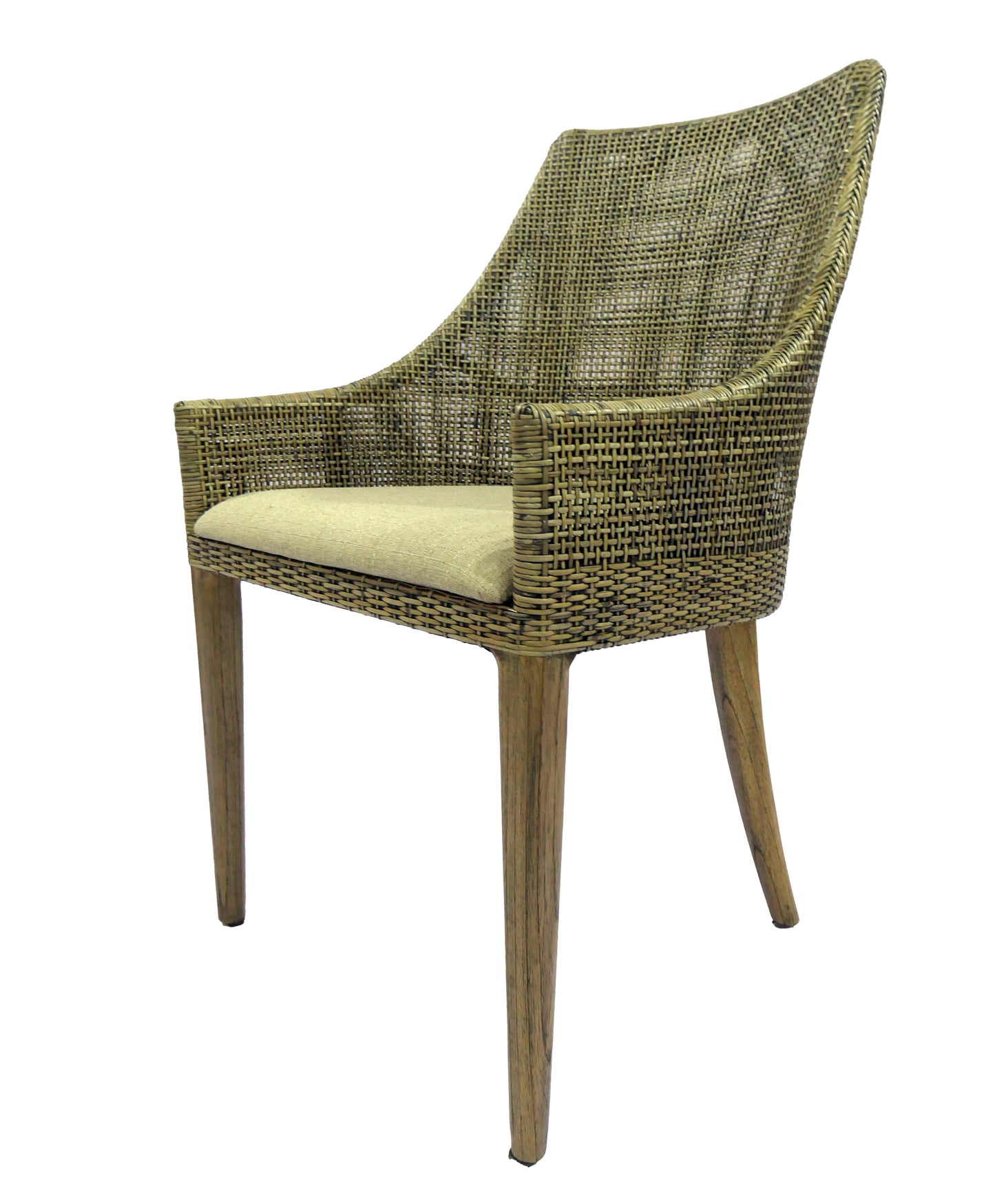 Canggu Armchair - Smoke & Oatmeal at online8 furniture store Auckland