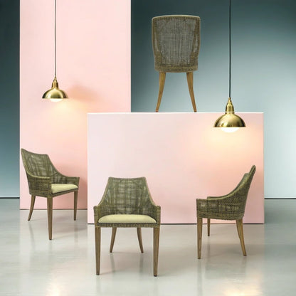 Canggu Armchair - Smoke & Oatmeal at online8 furniture store Auckland