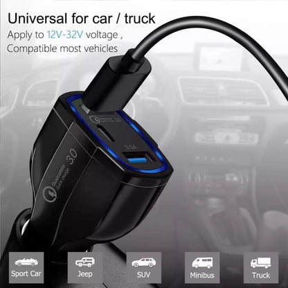 Car Charger (USB & Type C)