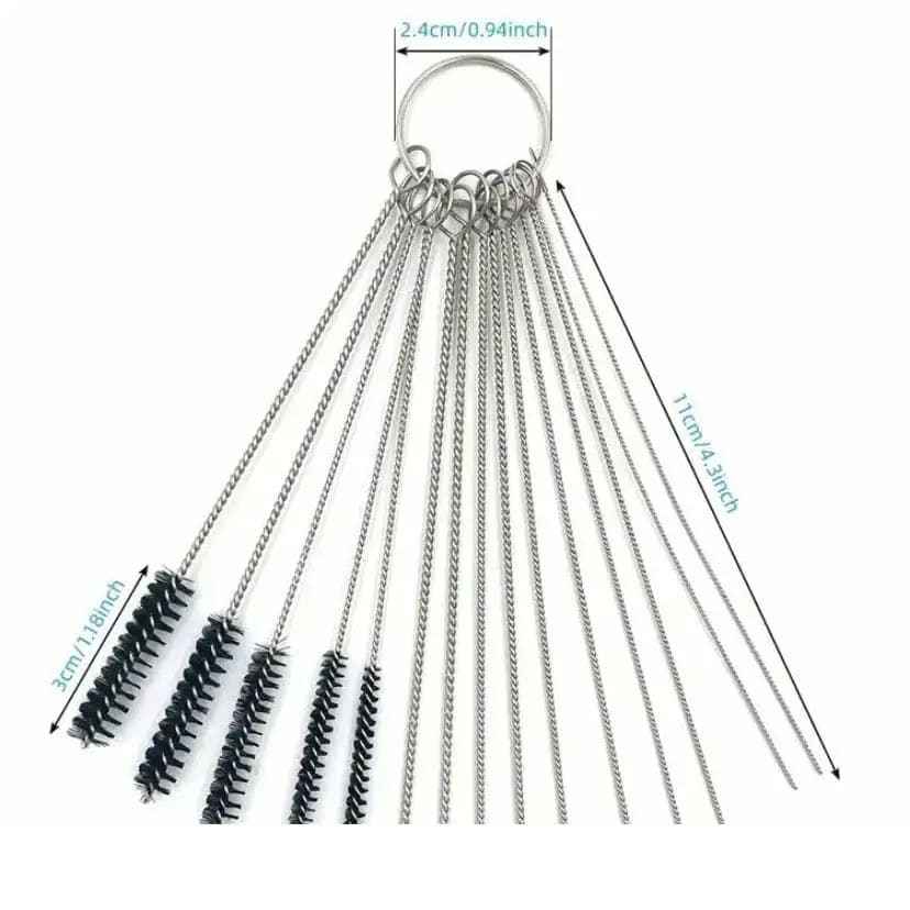 Carb Cleaning Needle & Brush Set (x15)