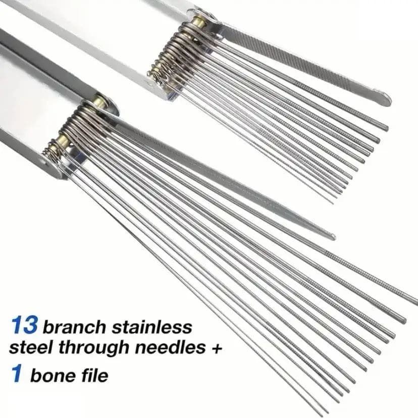 Carb Cleaning Needle & File Set
