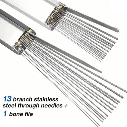 Carb Cleaning Needle & File Set