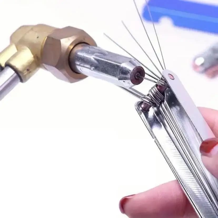 Carb Cleaning Needle & File Set
