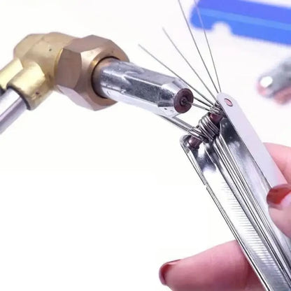 Carb Cleaning Needle & File Set