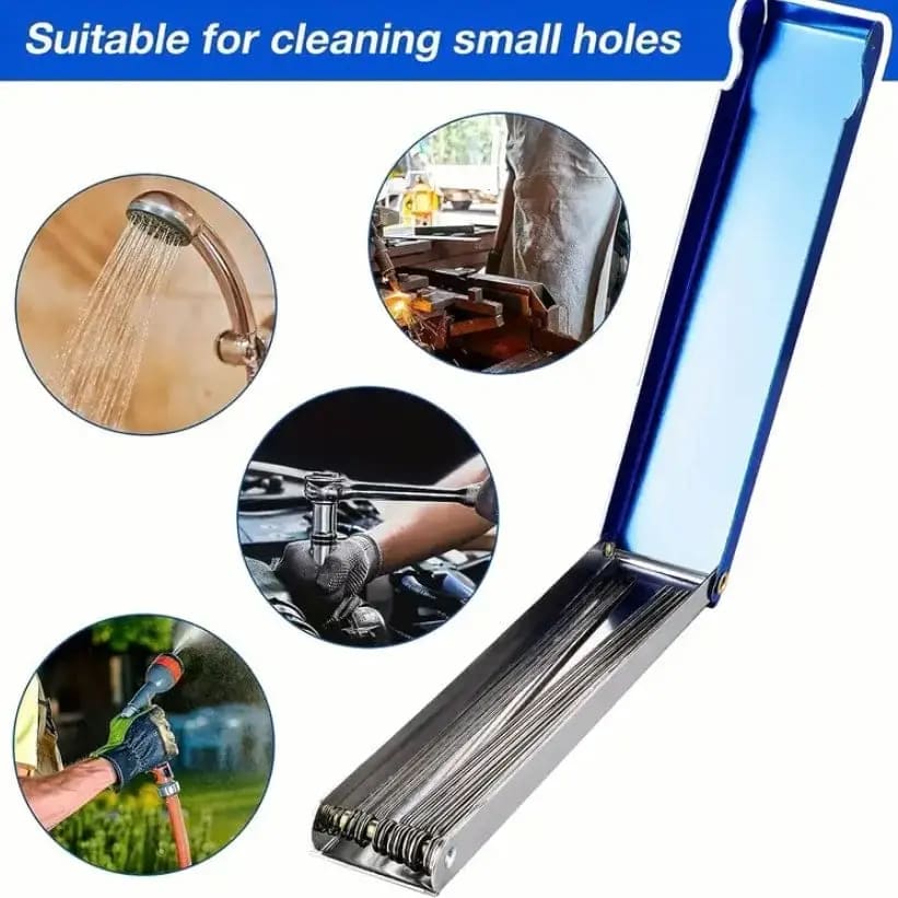 Carb Cleaning Needle & File Set