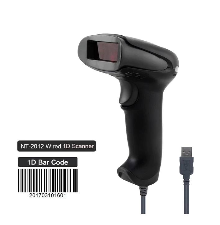 wired USB barcode scanner