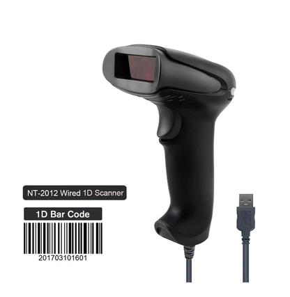 wired USB barcode scanner