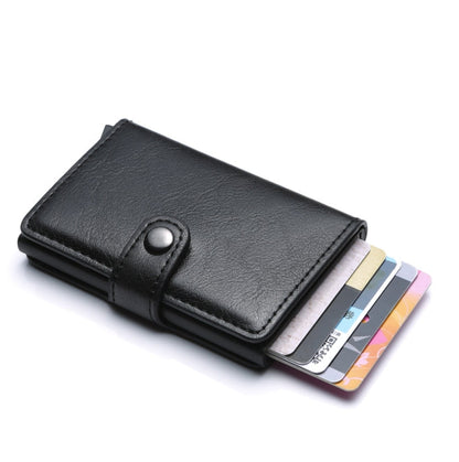 RFID Clip Wallet with Premium PU Leather