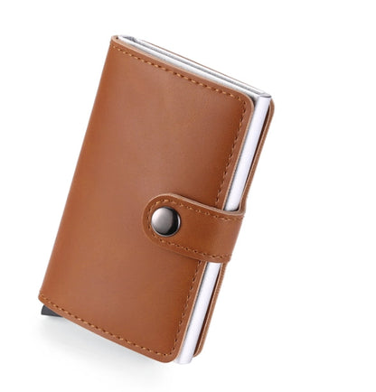 RFID Clip Wallet with Premium PU Leather