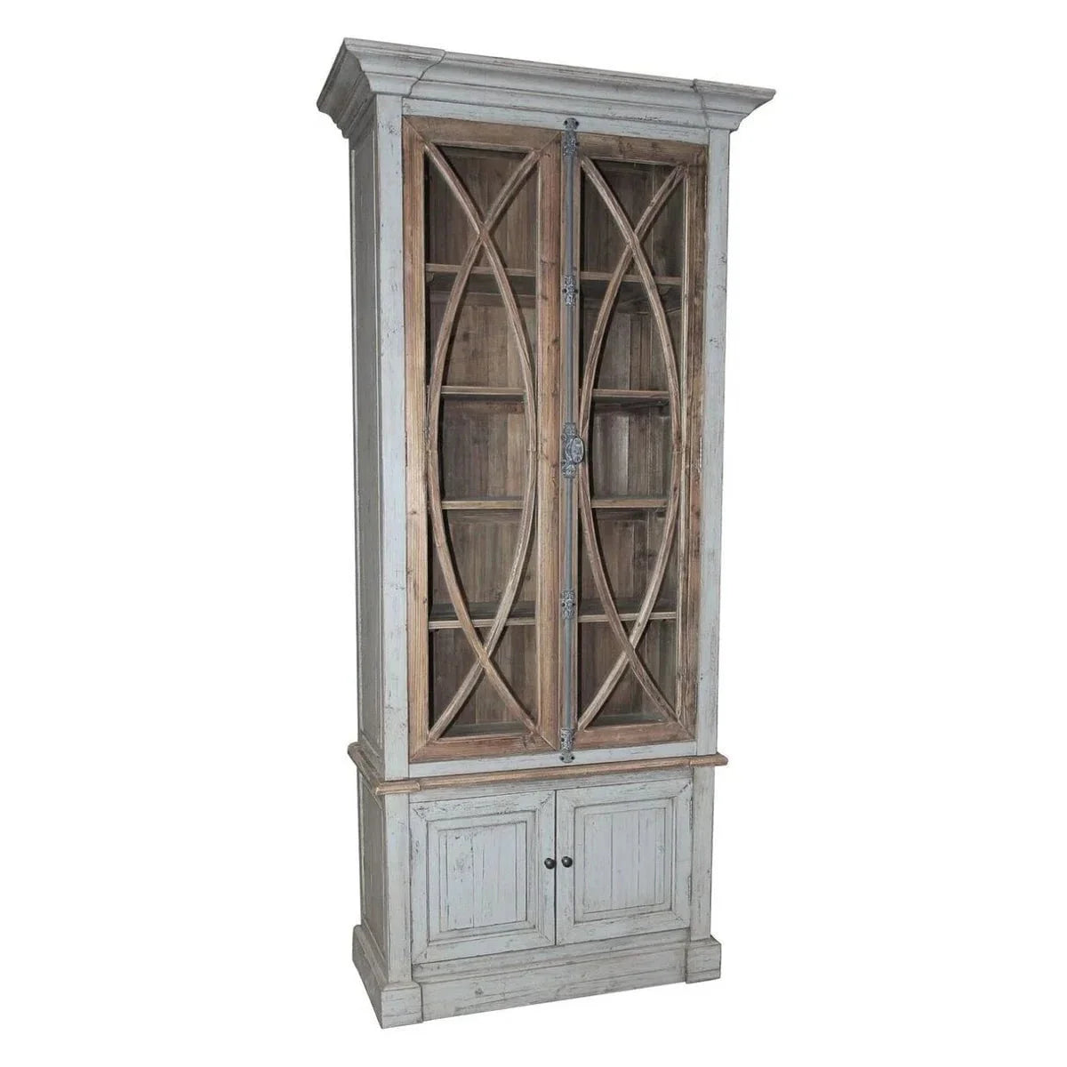 Cardenas Old Pine Display Cabinet | Bookcase at online8 furniture store Auckland