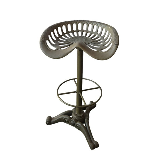 Cast Iron Tractor Seat Barstool at online8 furniture store Auckland