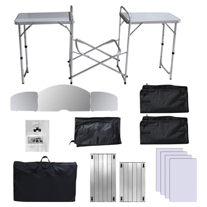 Camping Kitchen Table Portable Folding Camp Cook Table