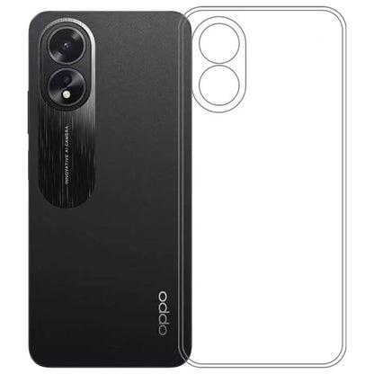 Ultra Thin Lightweight TPU Clear Compatible with OPPO A38 4G Case
