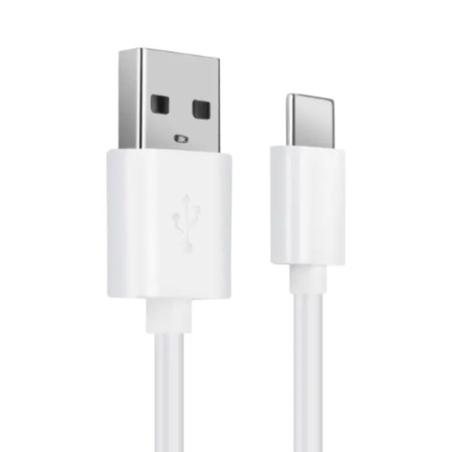 Charger Cable for Motorola Phones USB-A to USB-C (White) 1m