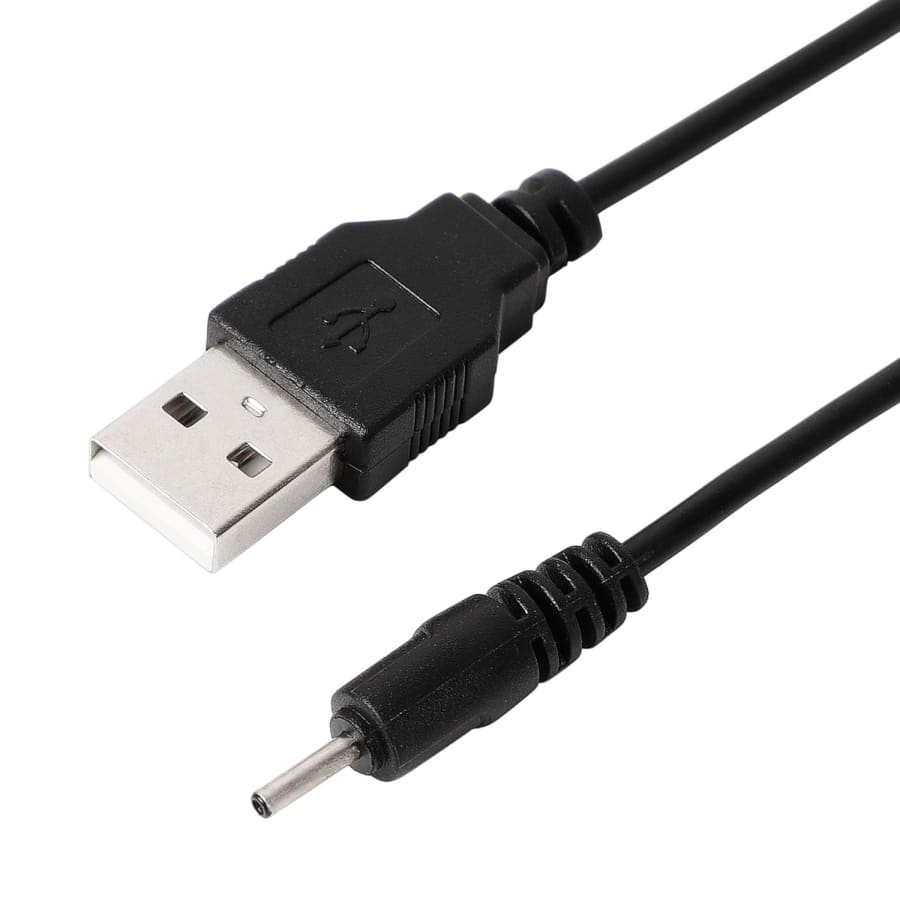Charger Cable for Nokia Phone 2 mm / Barrel chargers (Black) 1m