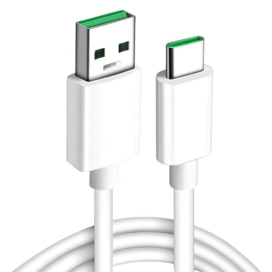 Charger Cable for Oppo Phones Enhanced VOOC/SuperVOOC USB-C (White) 1m