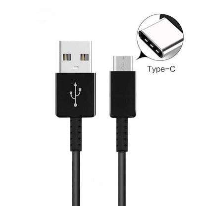 Charger Cable for Samsung Devices - USB to Type C (2m) (Black)