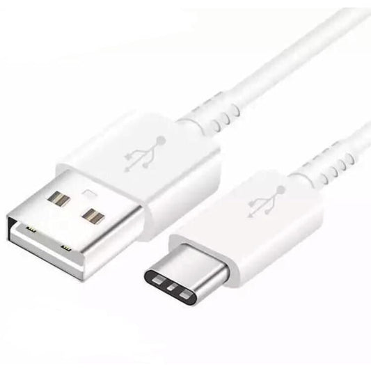 Charger Cable For Samsung Devices - USB to Type C (2m) (White)