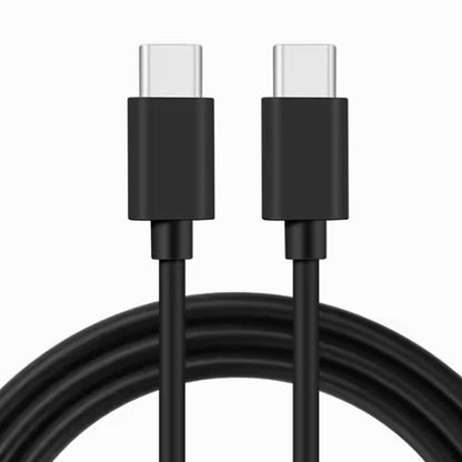 Charger Cable For Samsung Devices - Type C to Type C (1m) (Black)