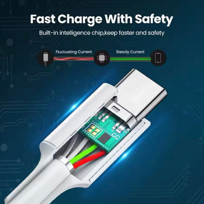 Charger Cable For Samsung Devices - Type C to Type C (2m) (White)