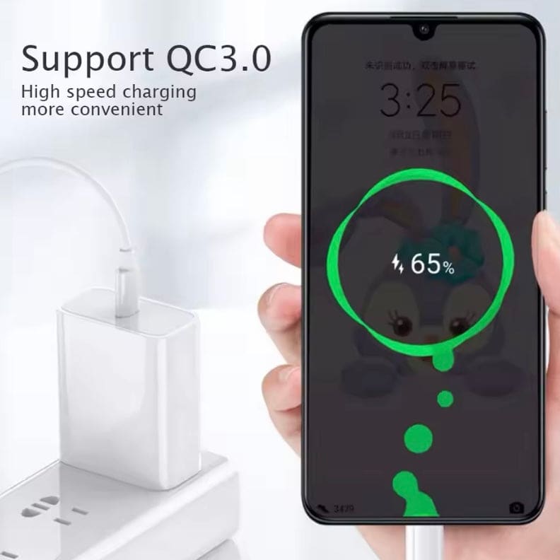 Charger Cable For Samsung Devices - Type C to Type C (2m) (White)