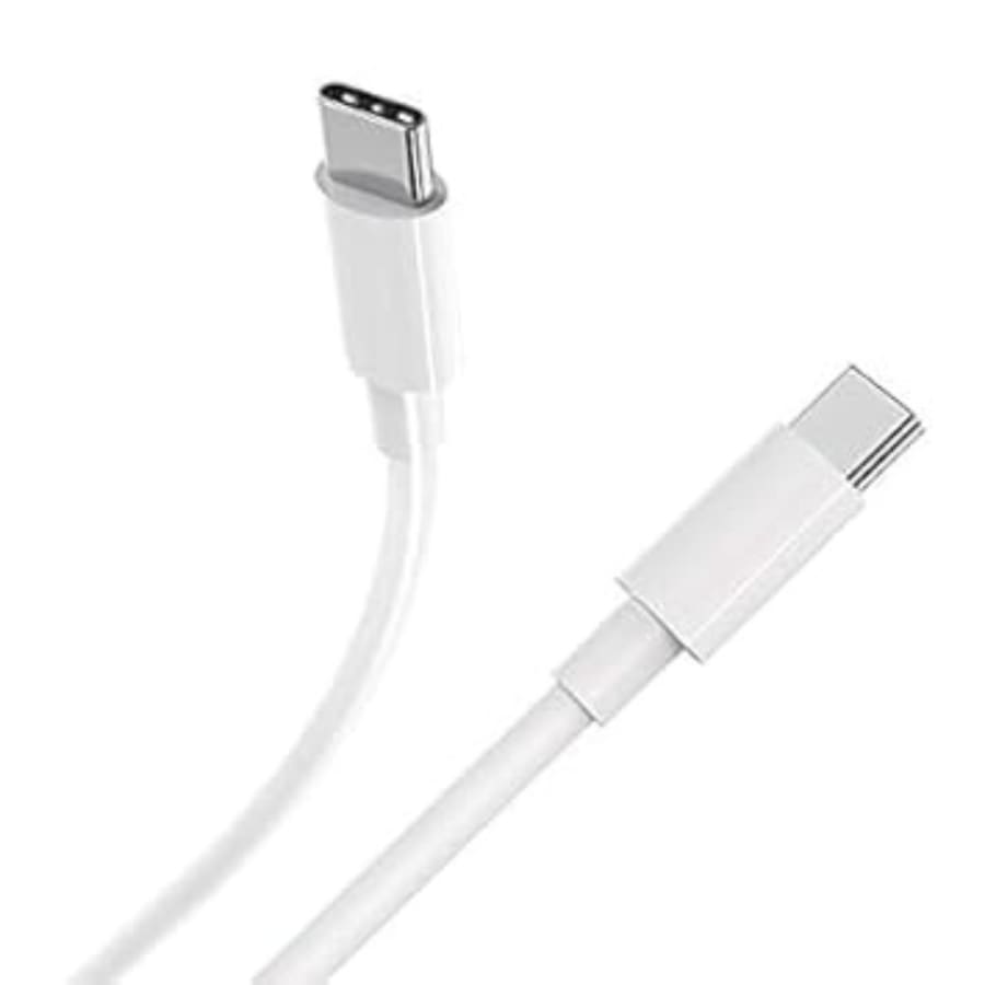 Charger Cable for Xiaomi Phones USB-C to USB-C (White) 1m