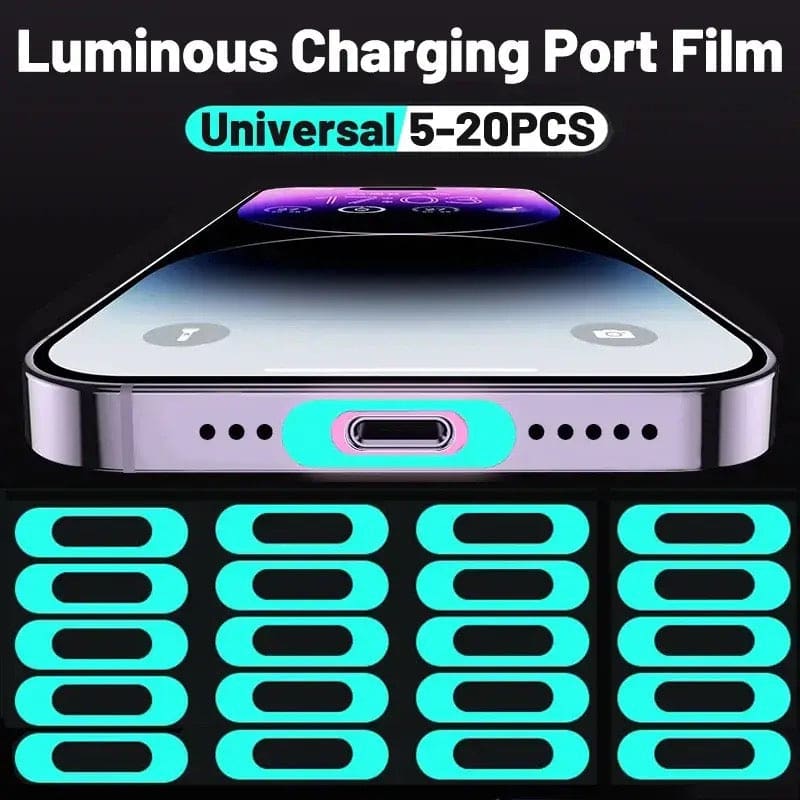 Charging Port Luminous Decals (Pack of 6)