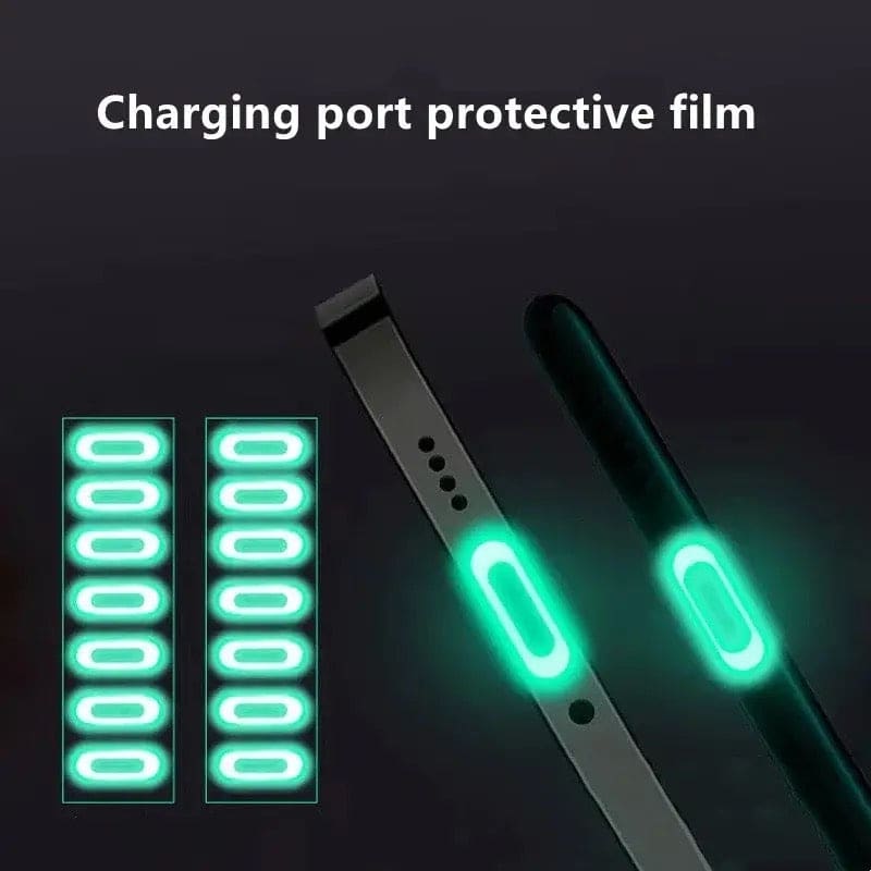 Charging Port Luminous Decals (Pack of 6)