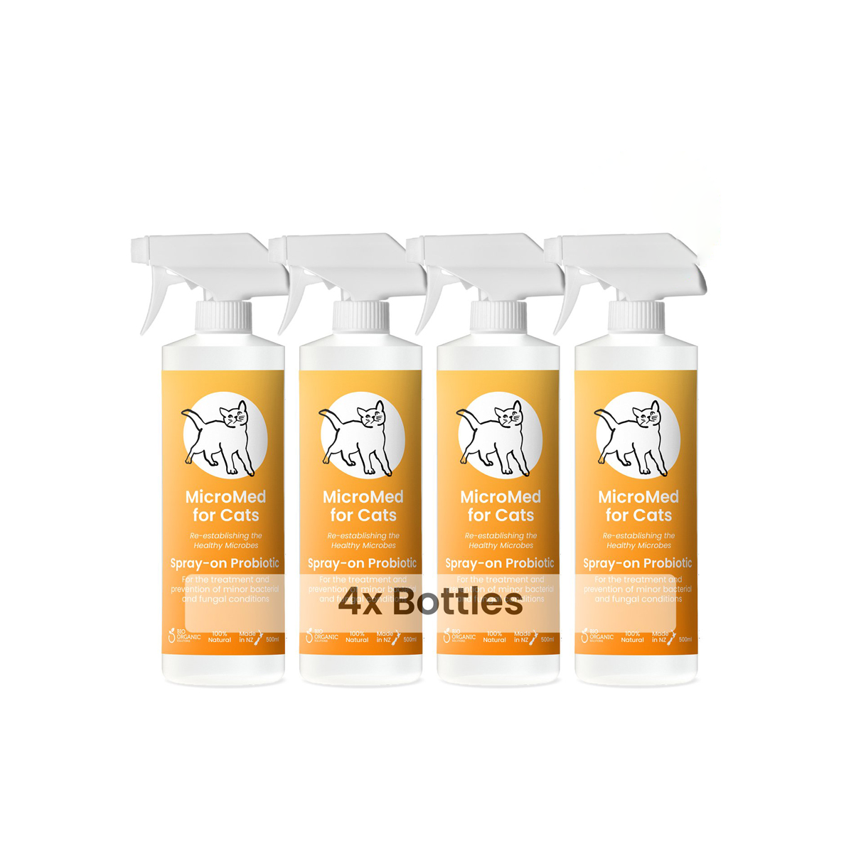 MicroMed for Cats Acute Care – 4 x 500ml Bundle