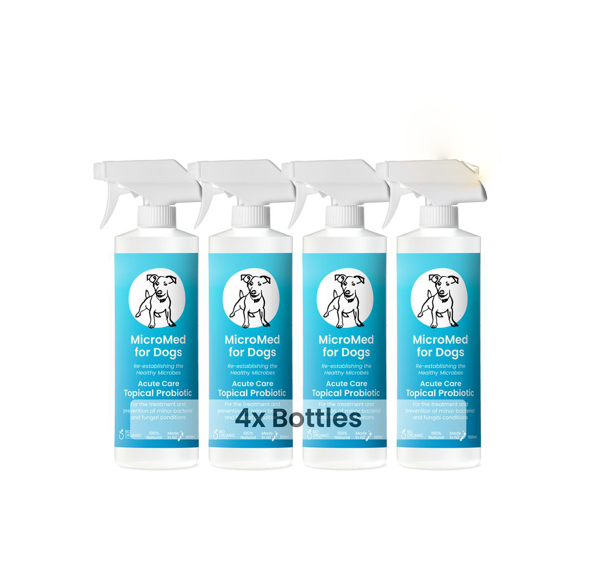 MicroMed for Dogs Acute Care – 4 x 500ml Bundle