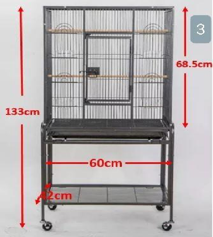 Bird Cage Parrot Aviary Perch Carrier