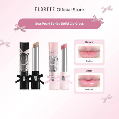 FLORTTE Sea Pearl Series Solid Lip Gloss Lip Stick