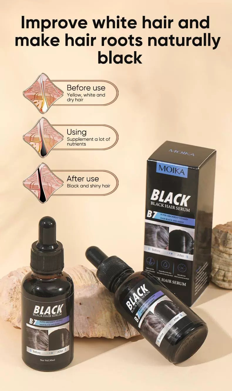 MOIKA Black Hair Serum for Hair Loss 30ml
