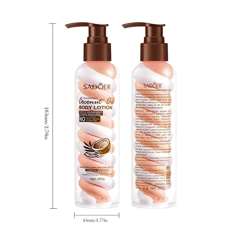 SADOER Nourishing Coconut Oil Body Lotion – 200g